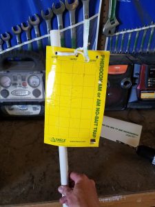 Yellow sticky card trap