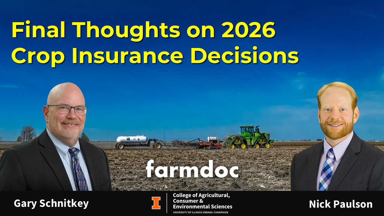 Finalizing 2026 Crop Insurance Decisions - farmdoc Webinar Series - farmdoc
