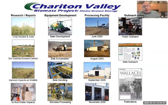 A Photograph Describing Chariton Valley Biomass Project